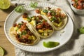 Homemade Chorizo Breakfast Tacos Royalty Free Stock Photo