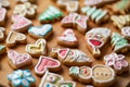 Homemade Christmas cookies Royalty Free Stock Photo