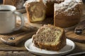 Homemade Cinnamon Coffee Cake Royalty Free Stock Photo