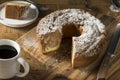Homemade Cinnamon Coffee Cake Royalty Free Stock Photo