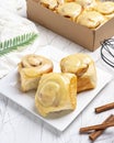 Homemade Cinnamon Roll With a Delicious Forms and Taste