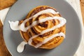 Homemade Cinnamon Roll Pastry Royalty Free Stock Photo