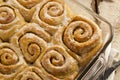 Homemade Cinnamon Roll Sticky Buns Royalty Free Stock Photo