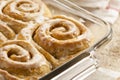 Homemade Cinnamon Roll Sticky Buns Royalty Free Stock Photo