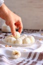 Homemade Coconut Balls Royalty Free Stock Photo