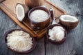 Homemade coconut products