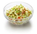 Homemade coleslaw salad in bowl