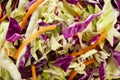 Homemade Coleslaw with Shredded Cabbage and Lettuce