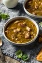 Homemade Colorado Pork Green Chili Soup