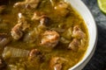 Homemade Colorado Pork Green Chili Soup