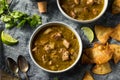 Homemade Colorado Pork Green Chili Soup