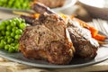 Homemade Cooked Lamb Chops Royalty Free Stock Photo