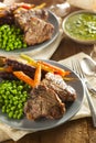 Homemade Cooked Lamb Chops Royalty Free Stock Photo