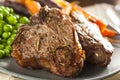 Homemade Cooked Lamb Chops Royalty Free Stock Photo