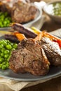 Homemade Cooked Lamb Chops Royalty Free Stock Photo