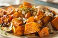 Homemade Cooked Sweet Potato Royalty Free Stock Photo