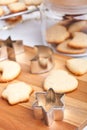 Homemade cookies with forms