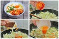 Homemade cooking Jasmine rice with deep fried Chicken topped so Royalty Free Stock Photo