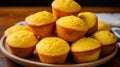 homemade corn bread muffins