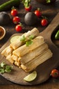 Homemade Corn and Chicken Tamales