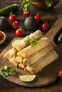 Homemade Corn and Chicken Tamales Royalty Free Stock Photo