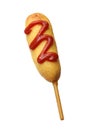 Homemade corn dog Royalty Free Stock Photo
