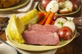 Homemade Corned Beef and Cabbage Royalty Free Stock Photo