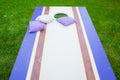 Purple Cornhole Bean Bag Toss Game