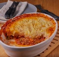 Homemade cottage pie. Royalty Free Stock Photo