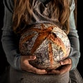 Homemade country bread Royalty Free Stock Photo