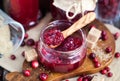 Homemade cranberry jam