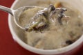 Homemade cream of mushroom soup Royalty Free Stock Photo