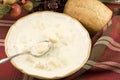 Homemade Creamy Potato Soup Royalty Free Stock Photo