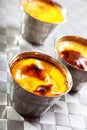 Homemade creme caramel Royalty Free Stock Photo