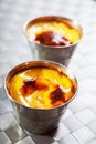 Homemade creme caramel Royalty Free Stock Photo