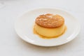 Homemade Creme Caramel with Sweet Syrup / Custard Pudding Royalty Free Stock Photo