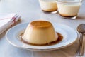 Homemade Creme Caramel with Sweet Syrup / Custard Pudding Royalty Free Stock Photo