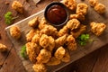 Homemade Crispy Popcorn Chicken