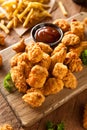 Homemade Crispy Popcorn Chicken