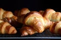 homemade croissants, bursting with flaky layers and buttery goodness