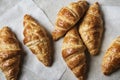 Homemade croissants food photography recipe