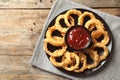 Homemade crunchy fried onion rings Royalty Free Stock Photo