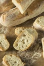 Homemade Crusty French Bread Baguette Royalty Free Stock Photo