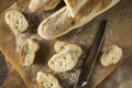 Homemade Crusty French Bread Baguette Royalty Free Stock Photo