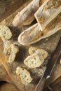 Homemade Crusty French Bread Baguette Royalty Free Stock Photo