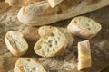 Homemade Crusty French Bread Baguette Royalty Free Stock Photo