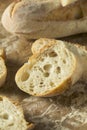 Homemade Crusty French Bread Baguette Royalty Free Stock Photo