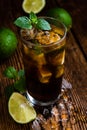 Homemade Cuba Libre Royalty Free Stock Photo