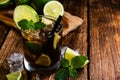 Homemade Cuba Libre Royalty Free Stock Photo