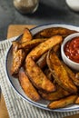 Homemade Cut Potato Wedge French Fries